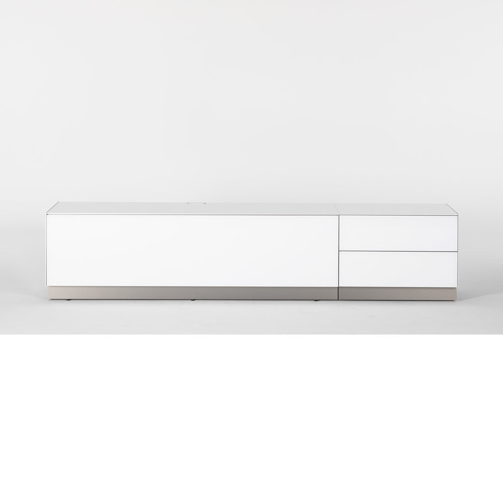 Sonorous 2250mm Premium Series TV Cabinet in White (SNEX30EX20WTWT)