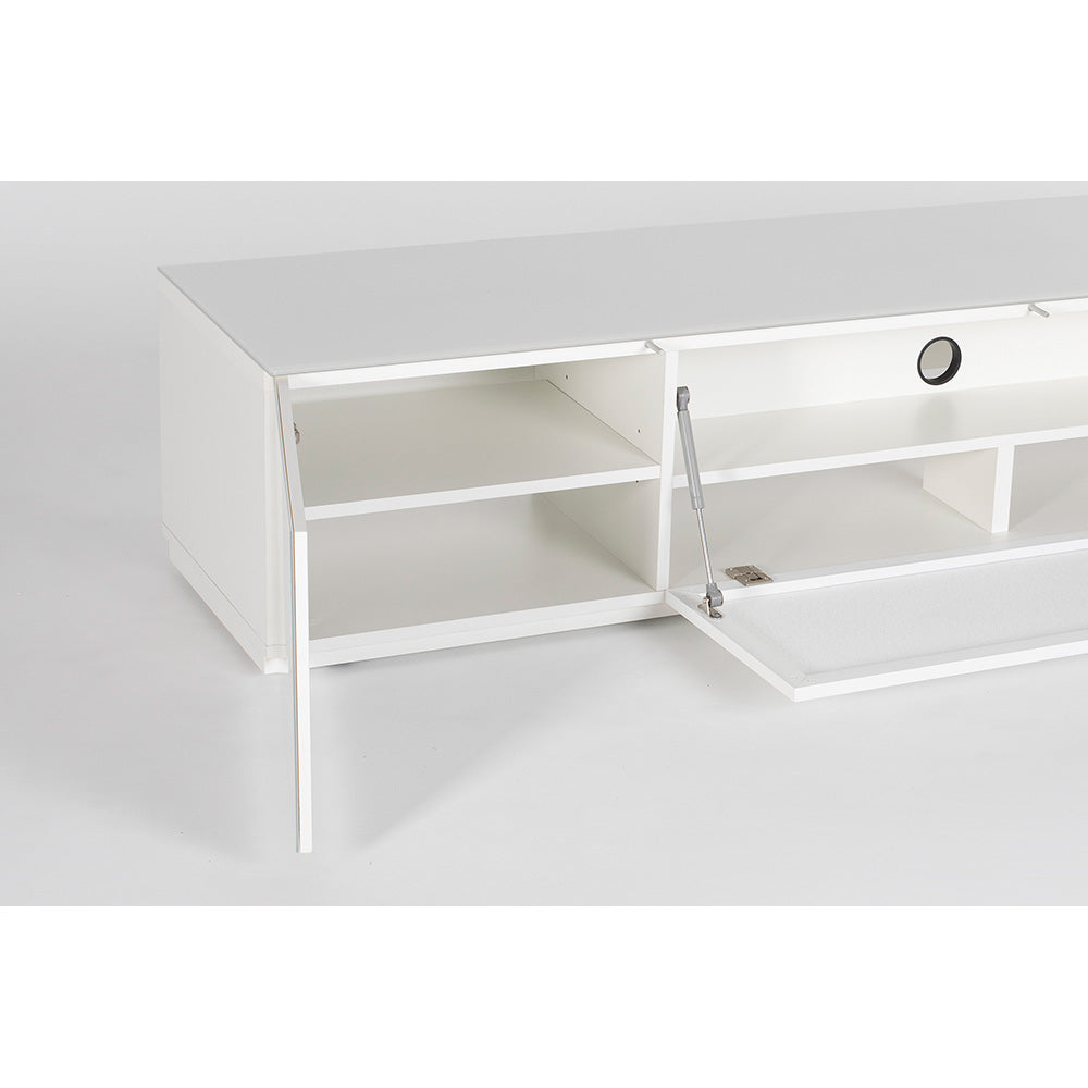 Sonorous 2000mm Studio Series TV Cabinet in White (STD200PWHTWHTBS)