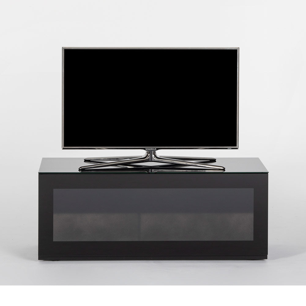 Sonorous 1100mm Studio Series TV Cabinet in Black (STD110BLKBLKBS)