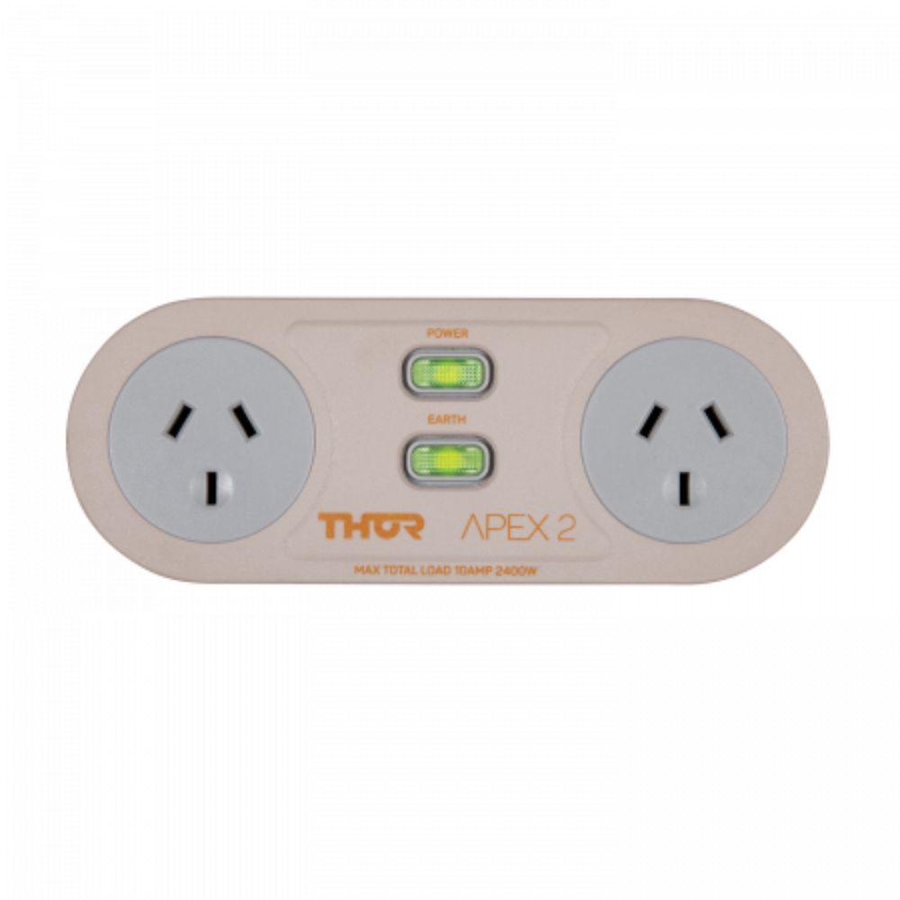 Thor 2 Outlet Surge Protector With Apex Filtration (T2)