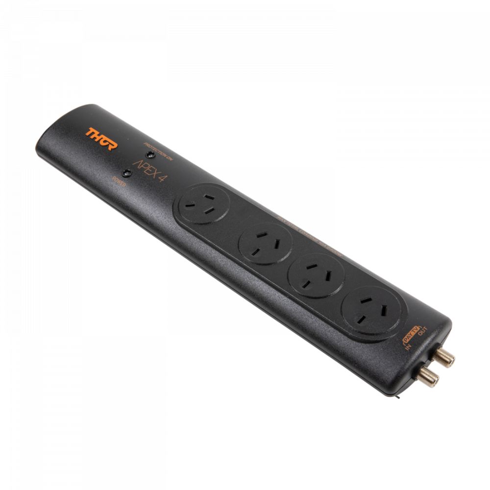 Thor 4 Outlet Surge Protector With Apex Filtration (D4+)