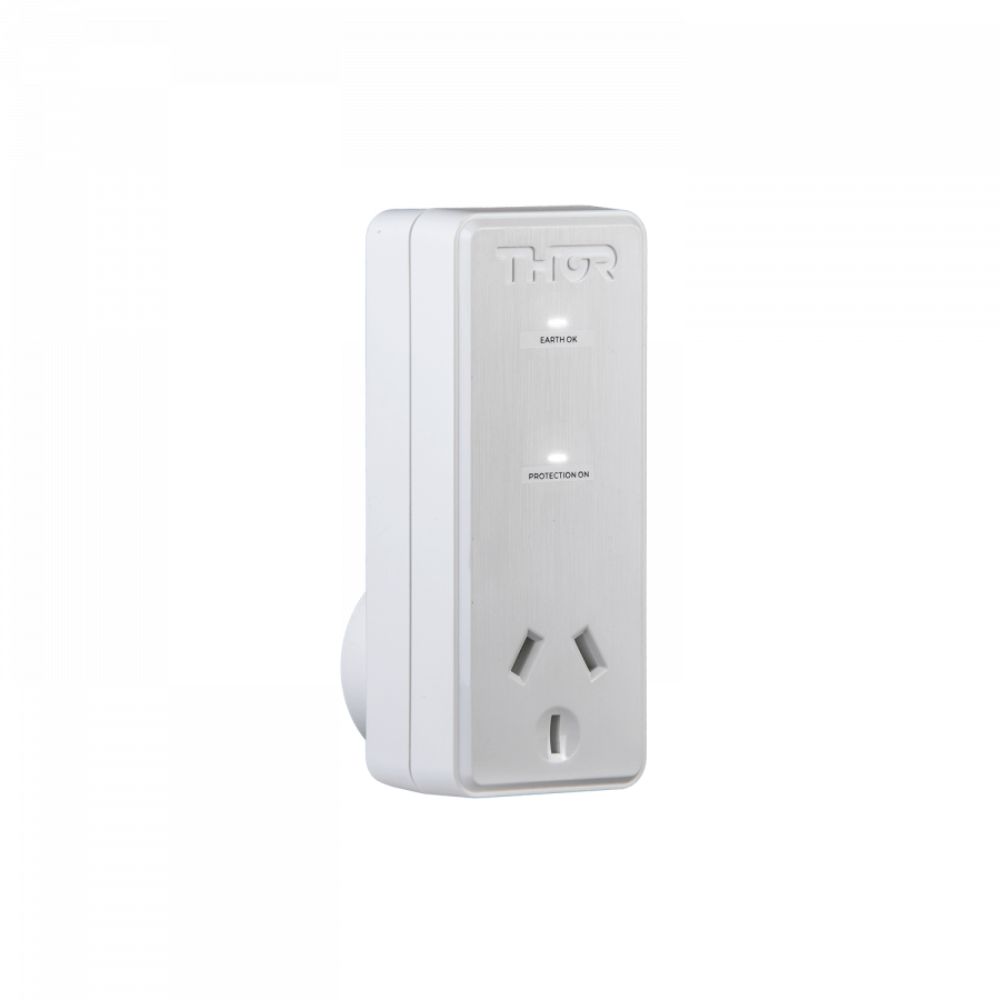 Thor Single Outlet White Goods Surge Protector With Filtration (A1W)
