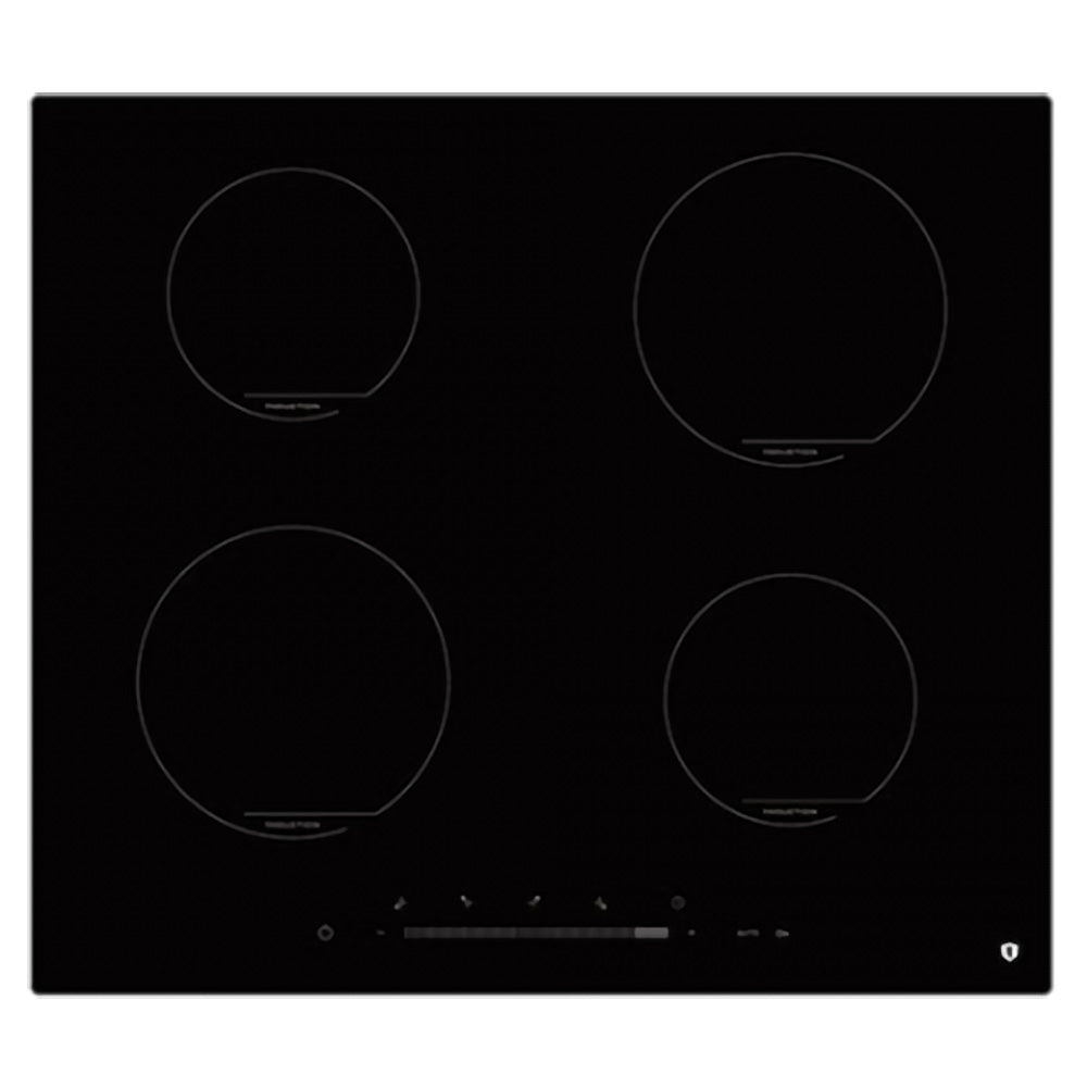 Tisira 60cm 4 Zone Black Glass Induction Cooktop (TIT63E)