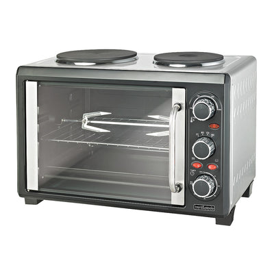 Trent & Steele 28L Benchtop Oven & Double Hot Plate (TS28)