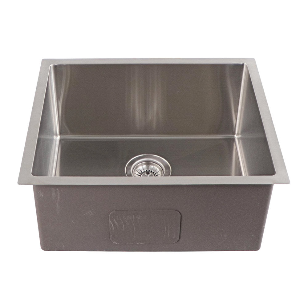 Tisira 55cm Single Bowl Stainless Steel Kitchen/Laundry Sink (TSSR550)