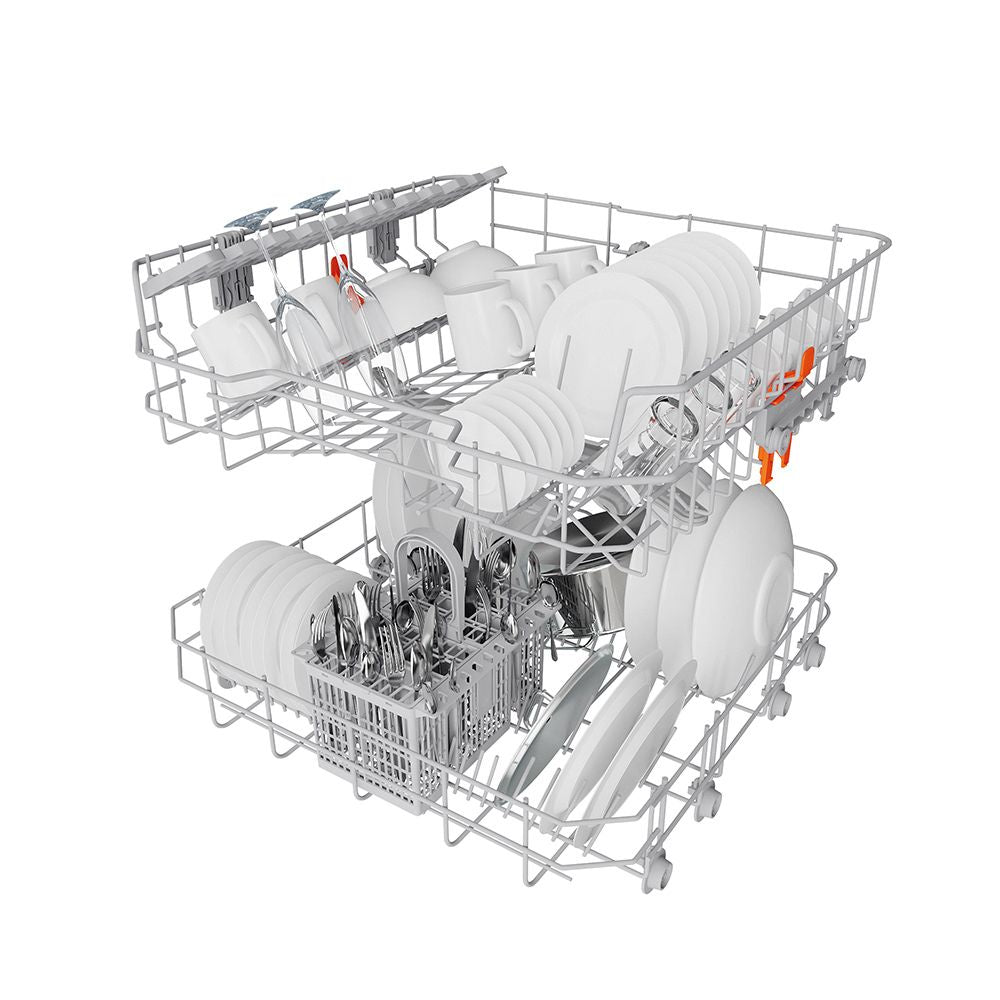 Ariston 60cm 5-Program Stainless Steel Dishwasher (LFC2C19X) - Factory Seconds