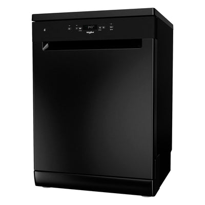 Whirlpool 60cm 8 Wash Program 14 Place Dishwasher in Black (WFC3C26BAUS)