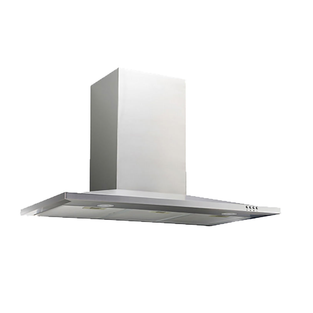 Unbranded 90cm Slimline Canopy Range Hood With On-Board Motor in S/Steel (WPCS90ASL)