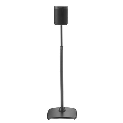 Pair Of Sanus Adjustable Height Speaker Stand For Sonos One, SL, Play:1 & Play:3 in Black (WSSA2-B2)