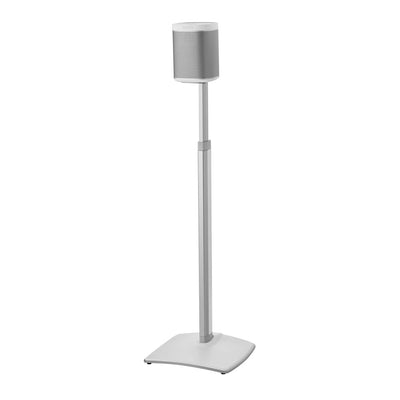 Pair Of Sanus Adjustable Height Speaker Stand For Sonos One, SL, Play:1 & Play:3 in White (WSSA2-W2)