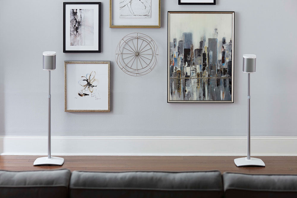 Sanus Adjustable Height Speaker Stand For Sonos One, SL, Play:1